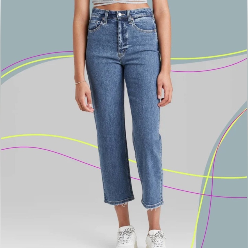 Wild Fable highest rise straight jeans